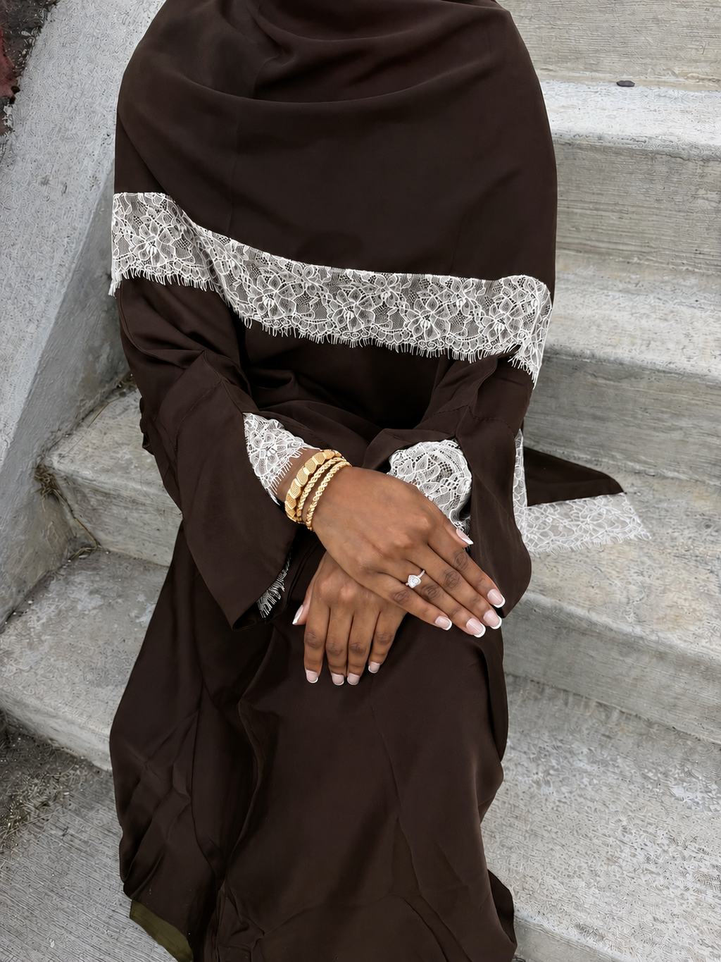 Everyday Abaya - Lace Edit