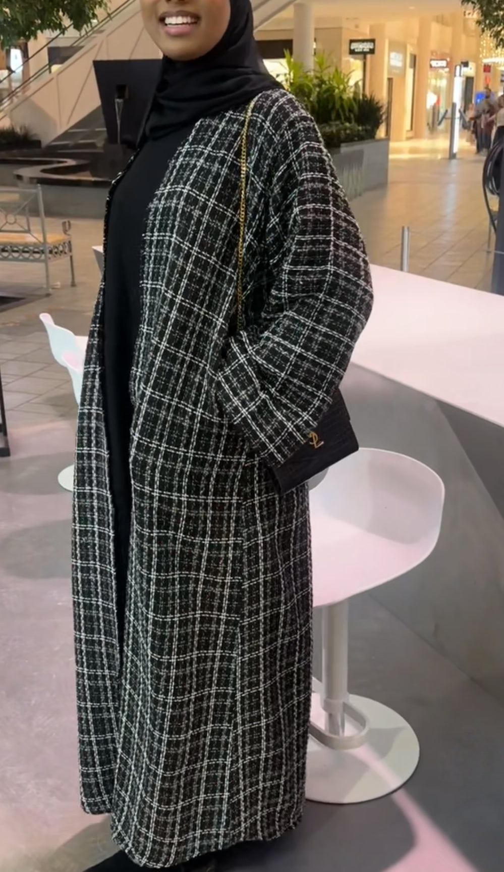 Obsidian Black Coat Abaya