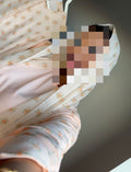 Just peachy closed abaya