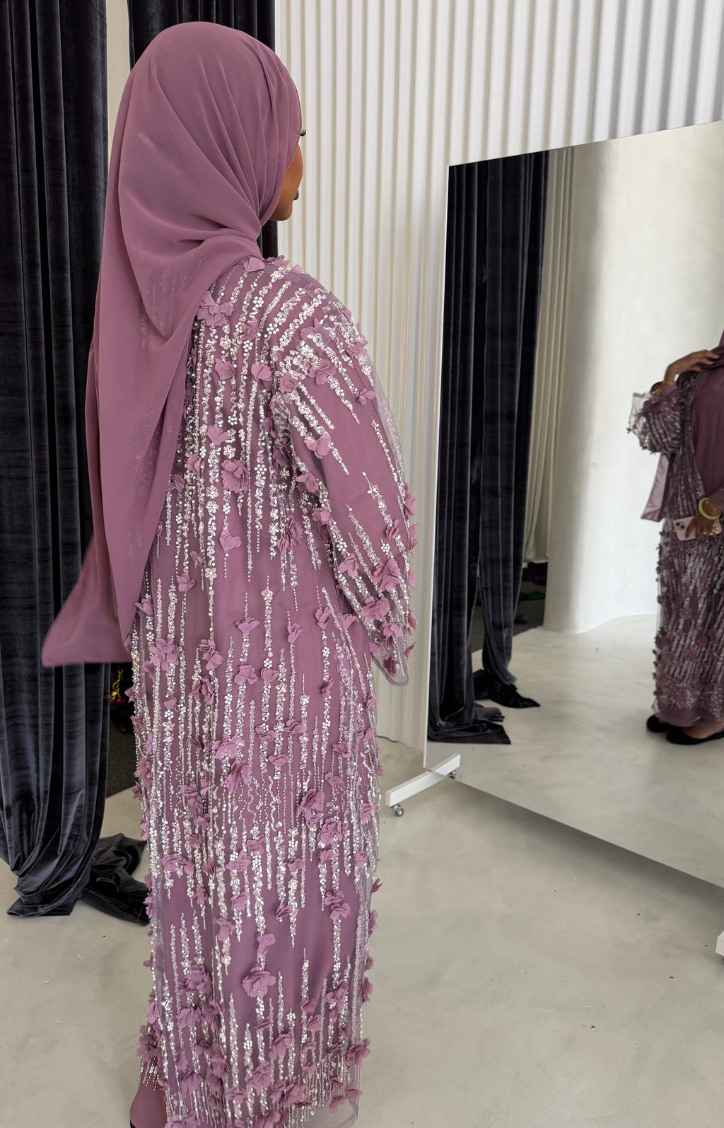 Forever Her (Moms) open abaya
