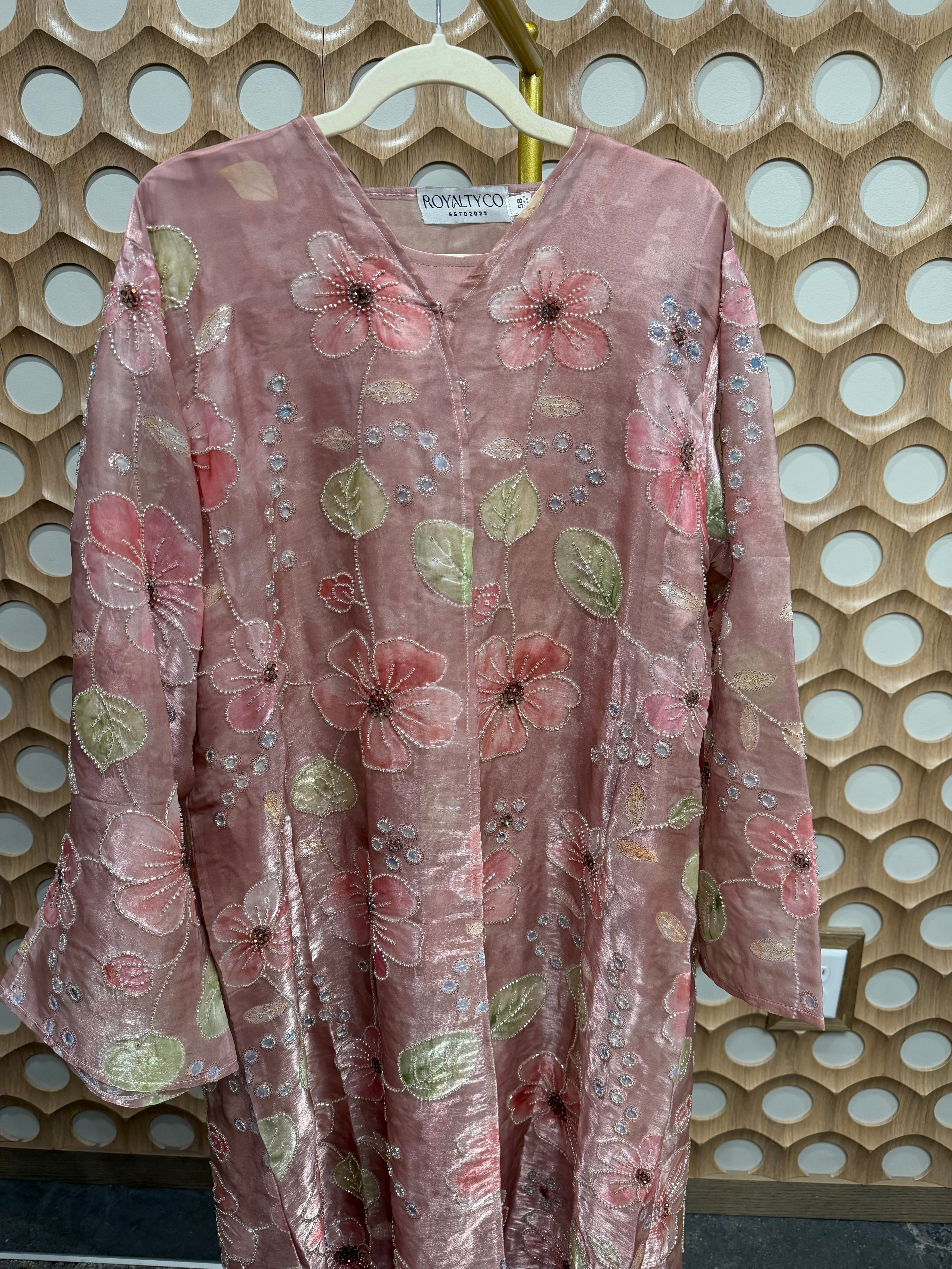Princess bloom open abaya
