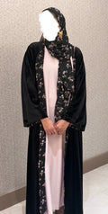Velvet Breeze Open Abaya