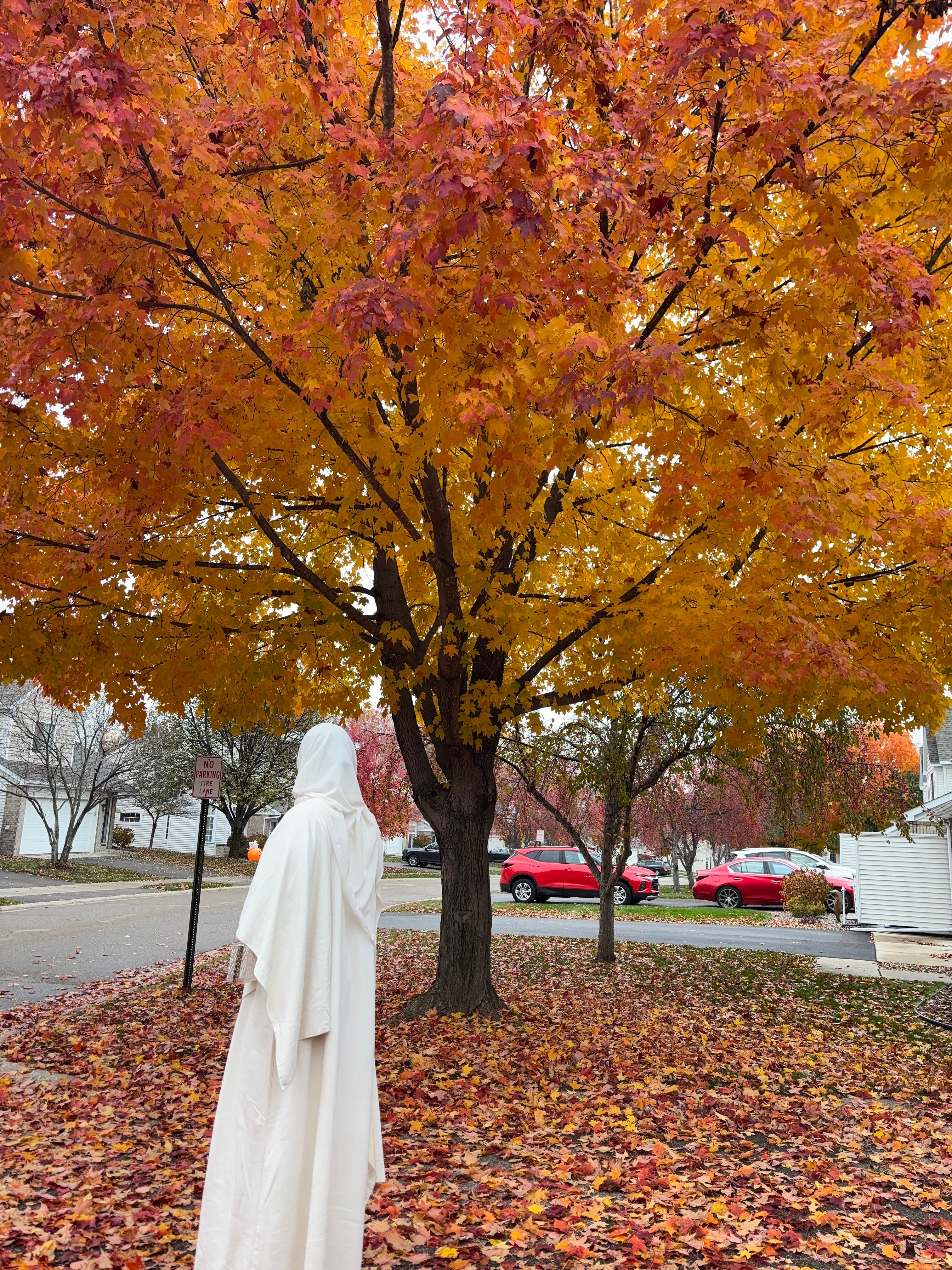 Cream Drapes Coat Open Abaya