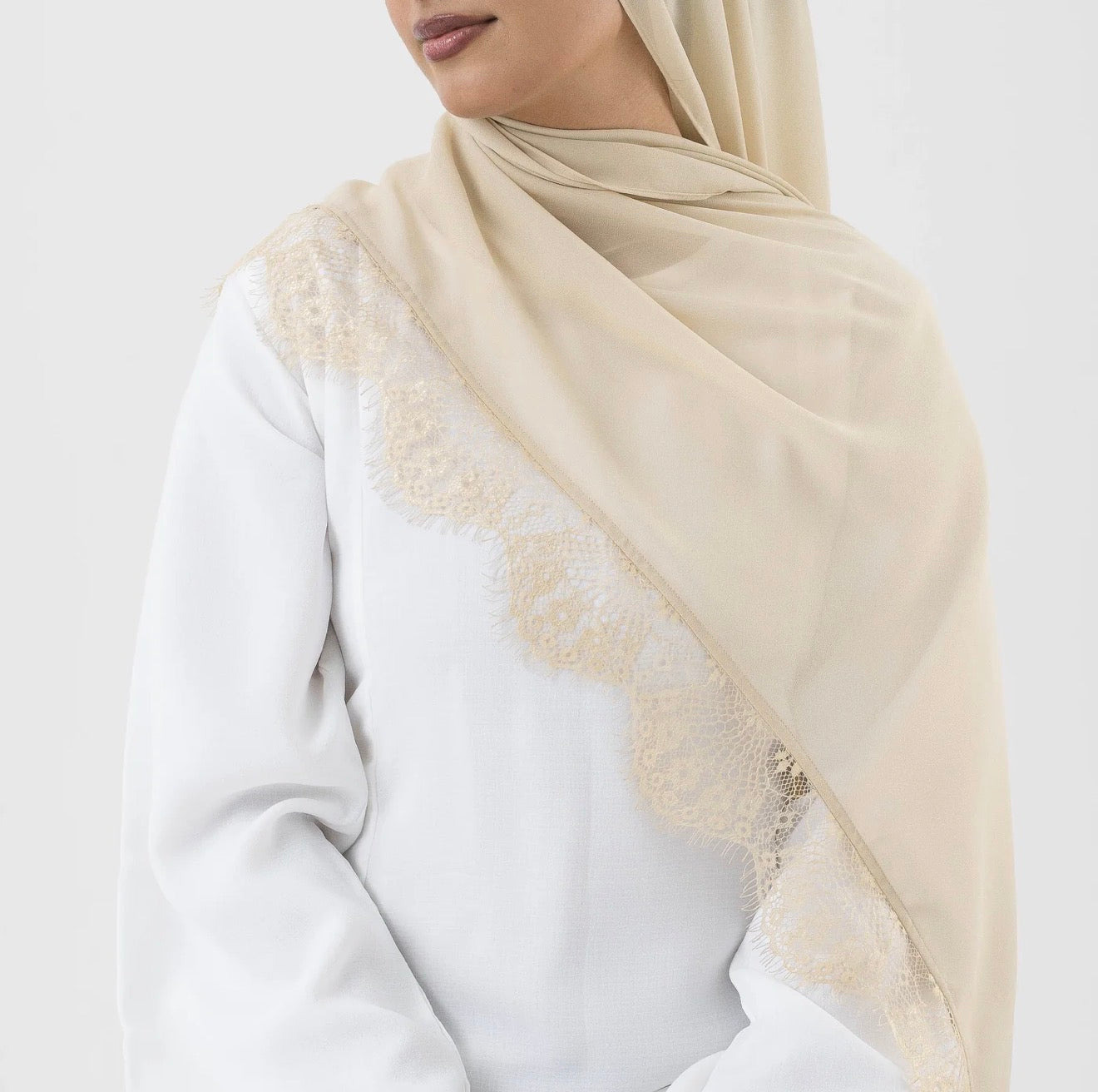Cream lace