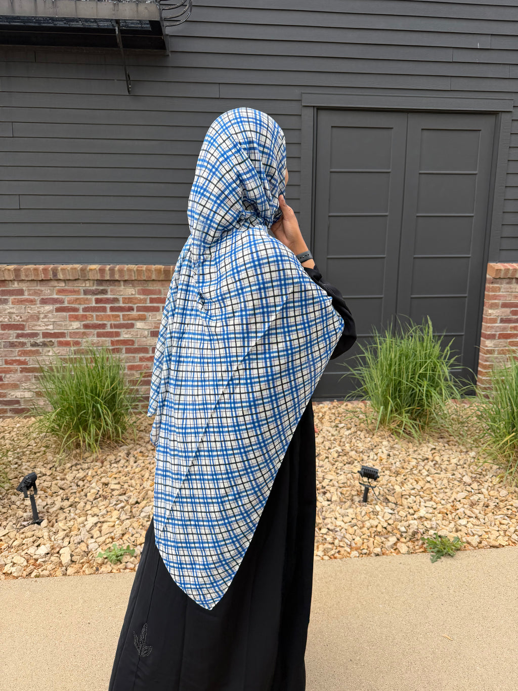 Blue plaid
