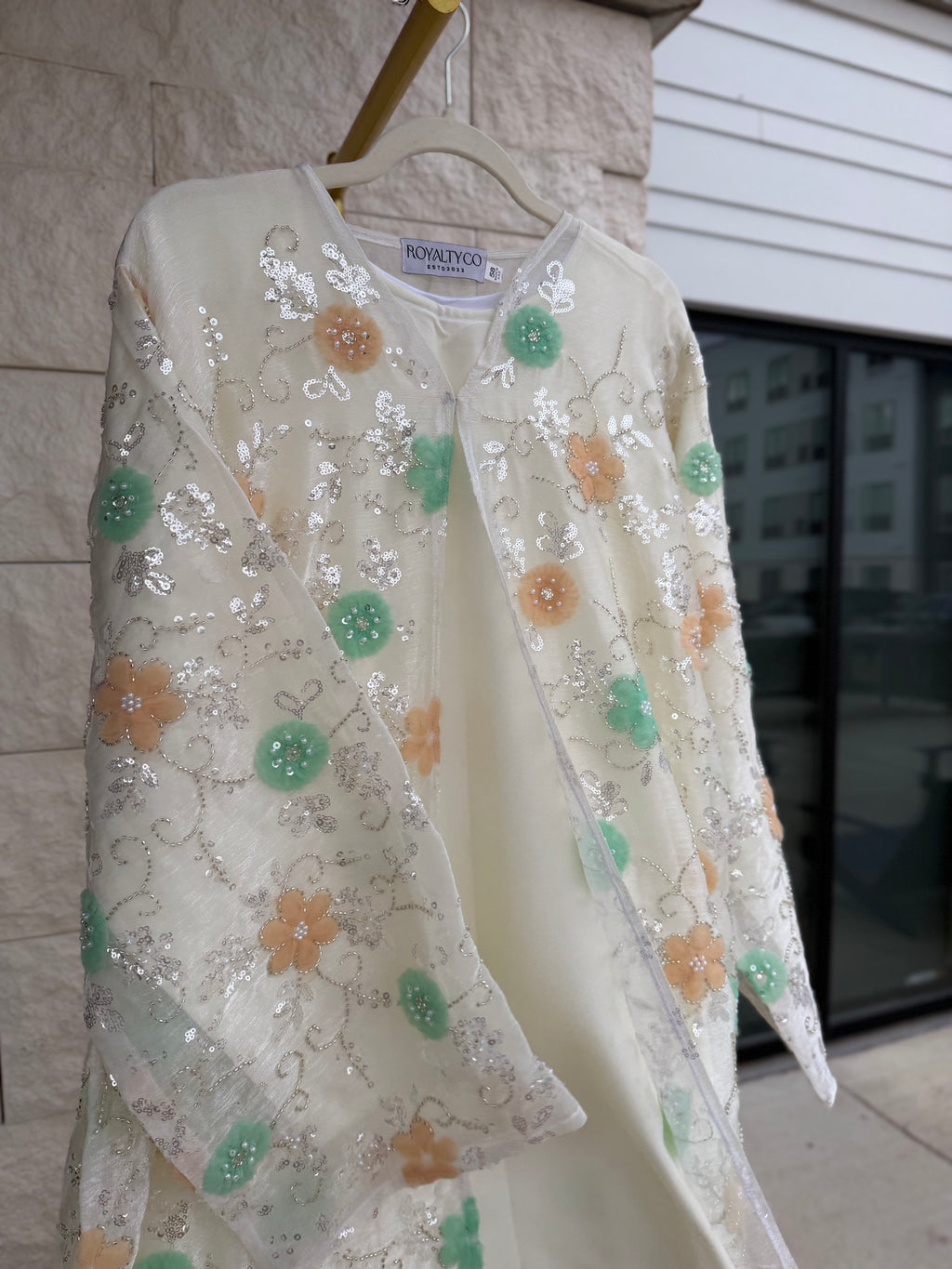 Mint Garden Open Abaya