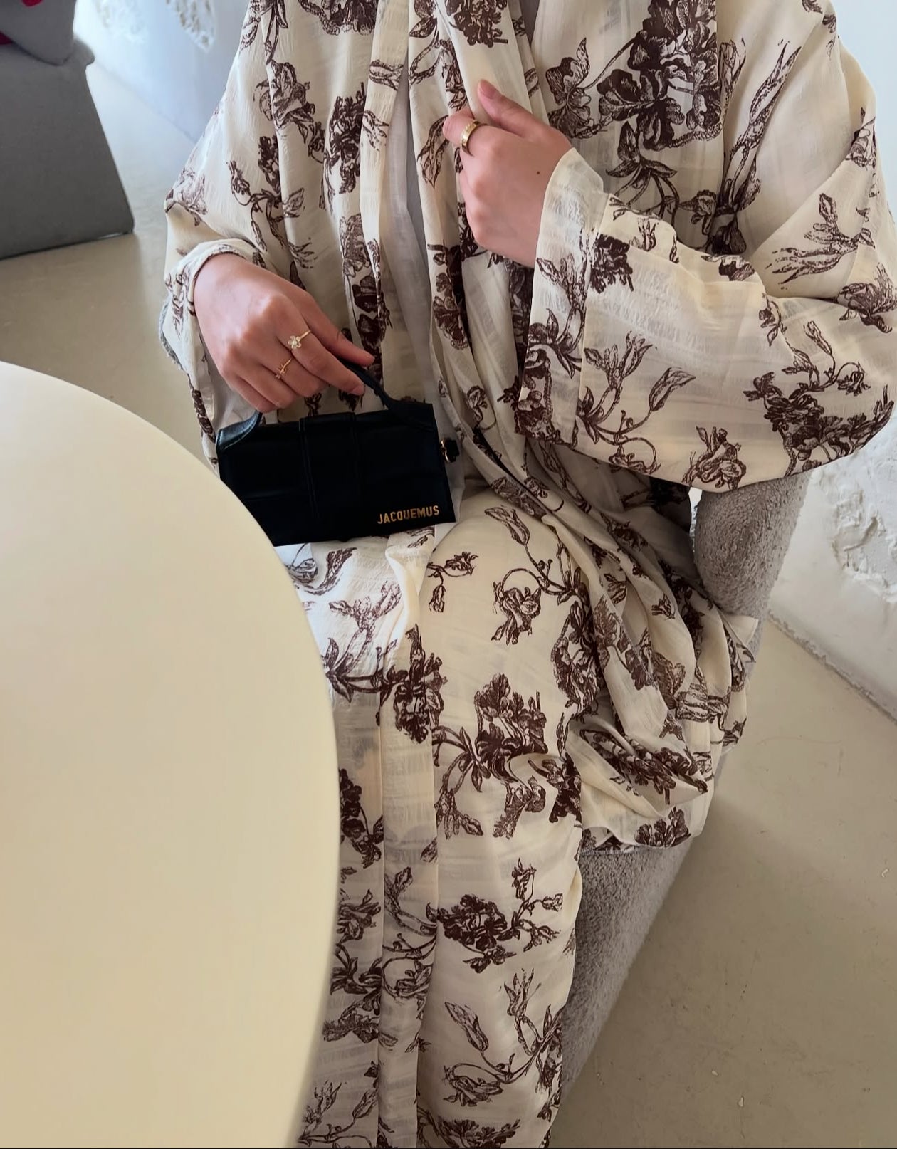 Pre-Order Cocoa Blossom Open Abaya