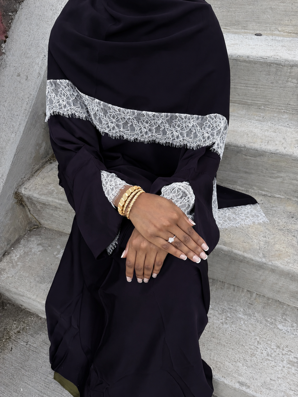 Everyday Abaya - Lace Edit