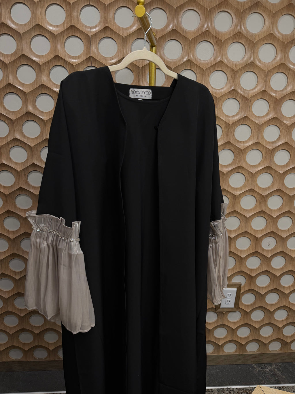 Black Swan Open Abaya