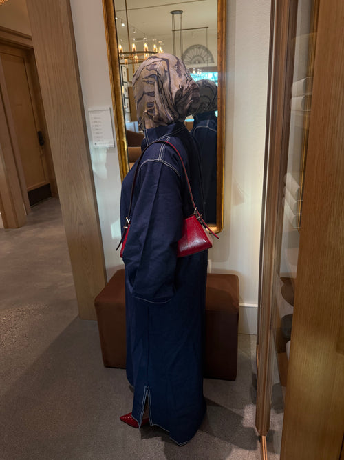 Denim Darling Closed Abaya