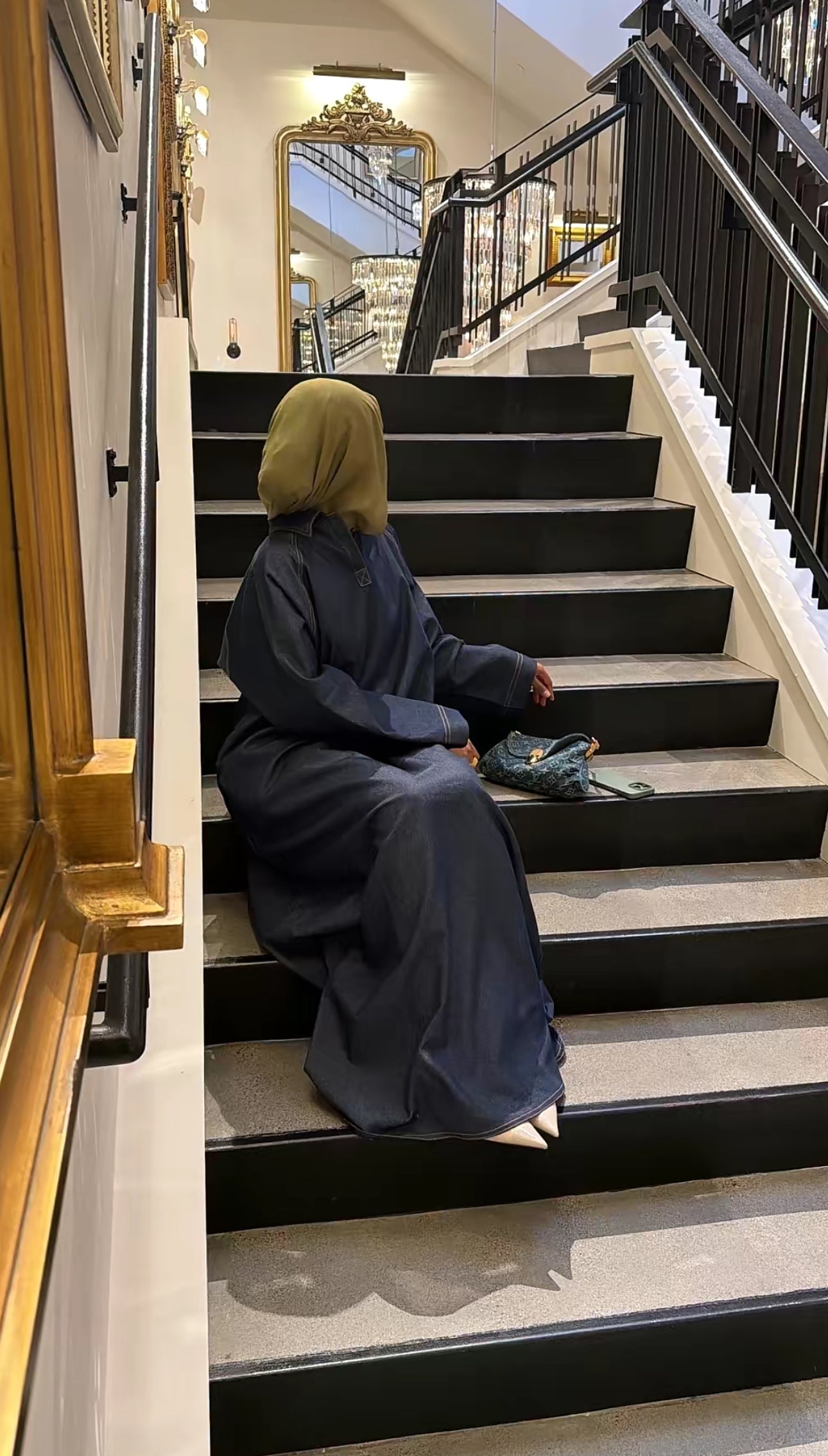 Denim Darling Closed Abaya