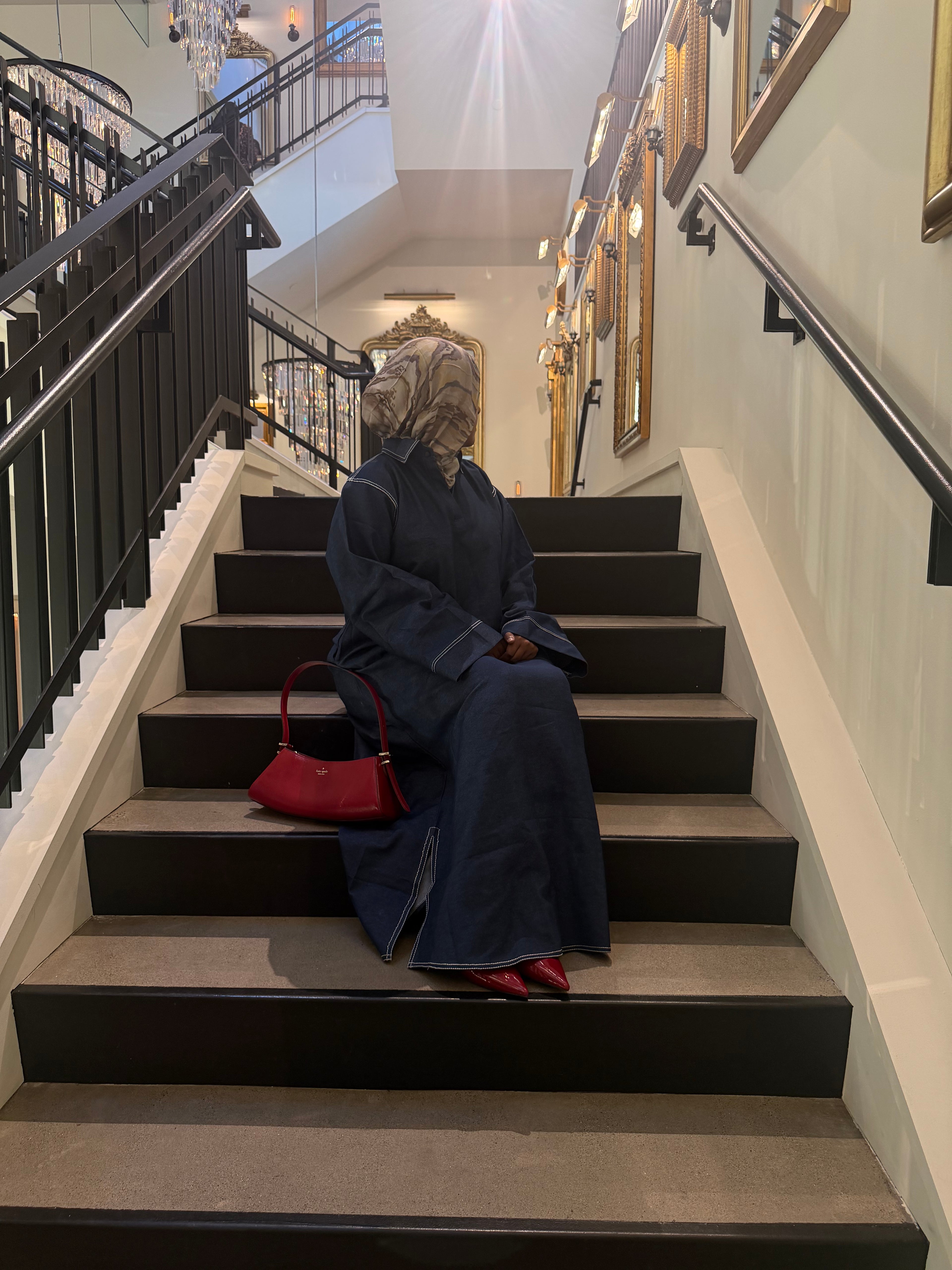 Denim Darling Closed Abaya