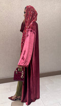 Velvet Breeze Open Abaya