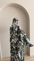 Black oak -open abaya ￼