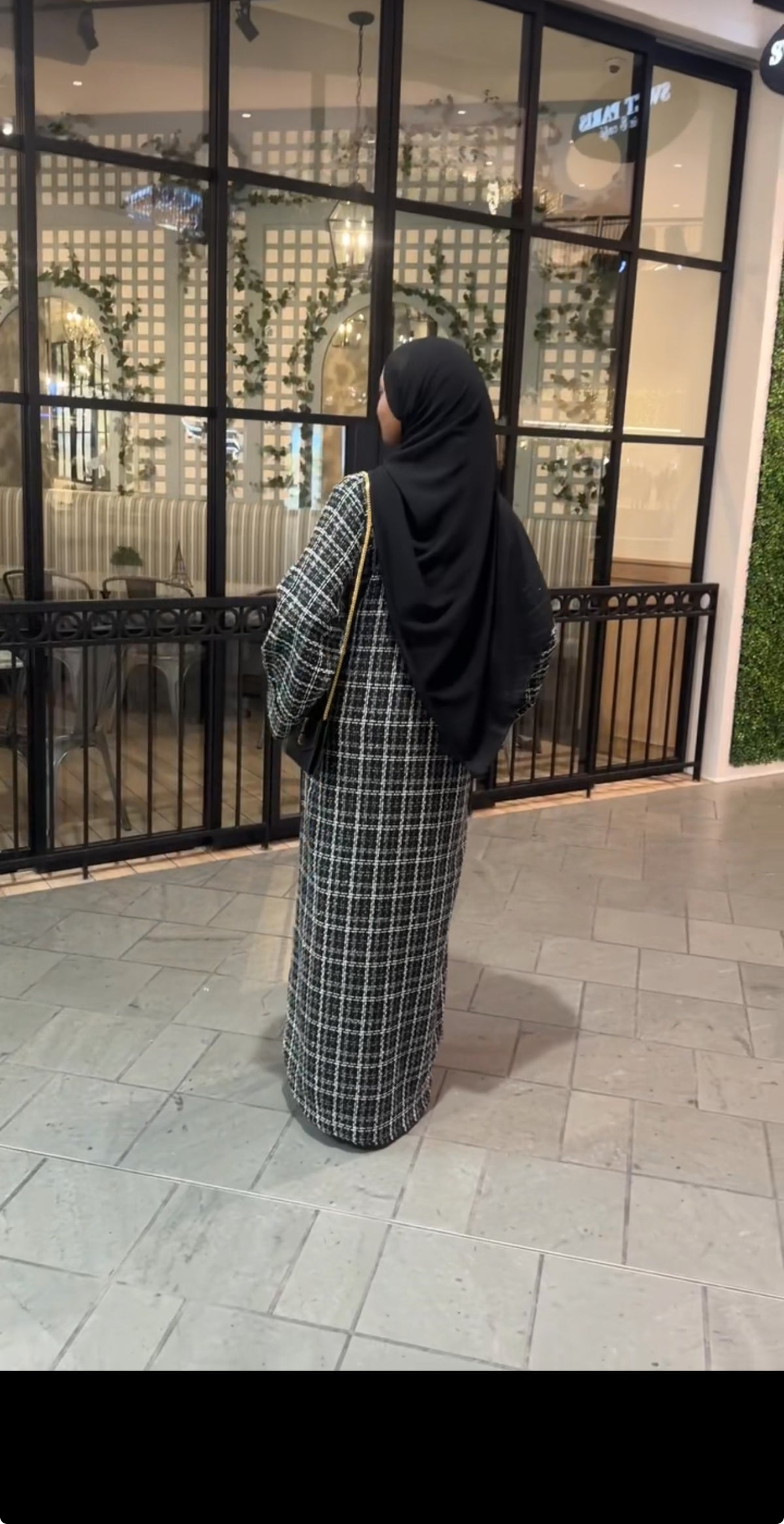Obsidian Black Coat Abaya