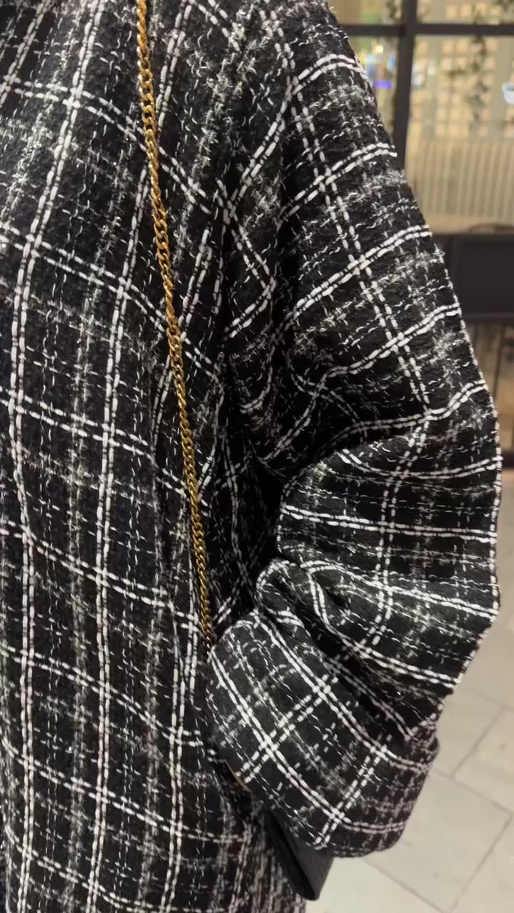 Obsidian Black Coat Abaya